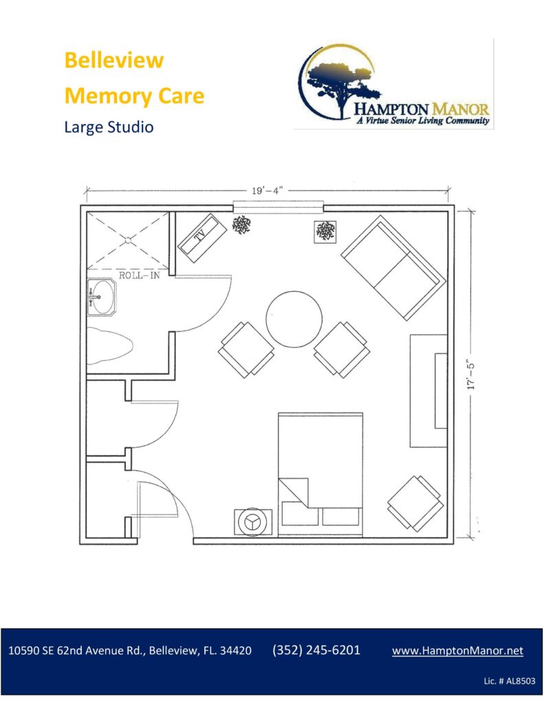 Main floor plan.